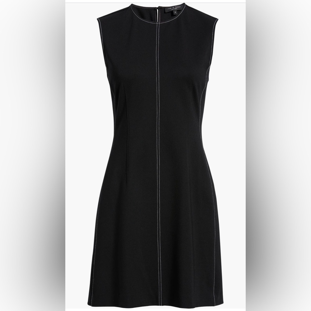rag & bone Irene Contrast Embroidery Minidress